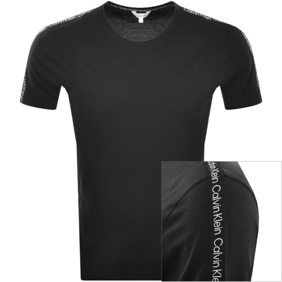 Alternative Image for ProductCalvin Klein Tape Logo T Shirt Black1