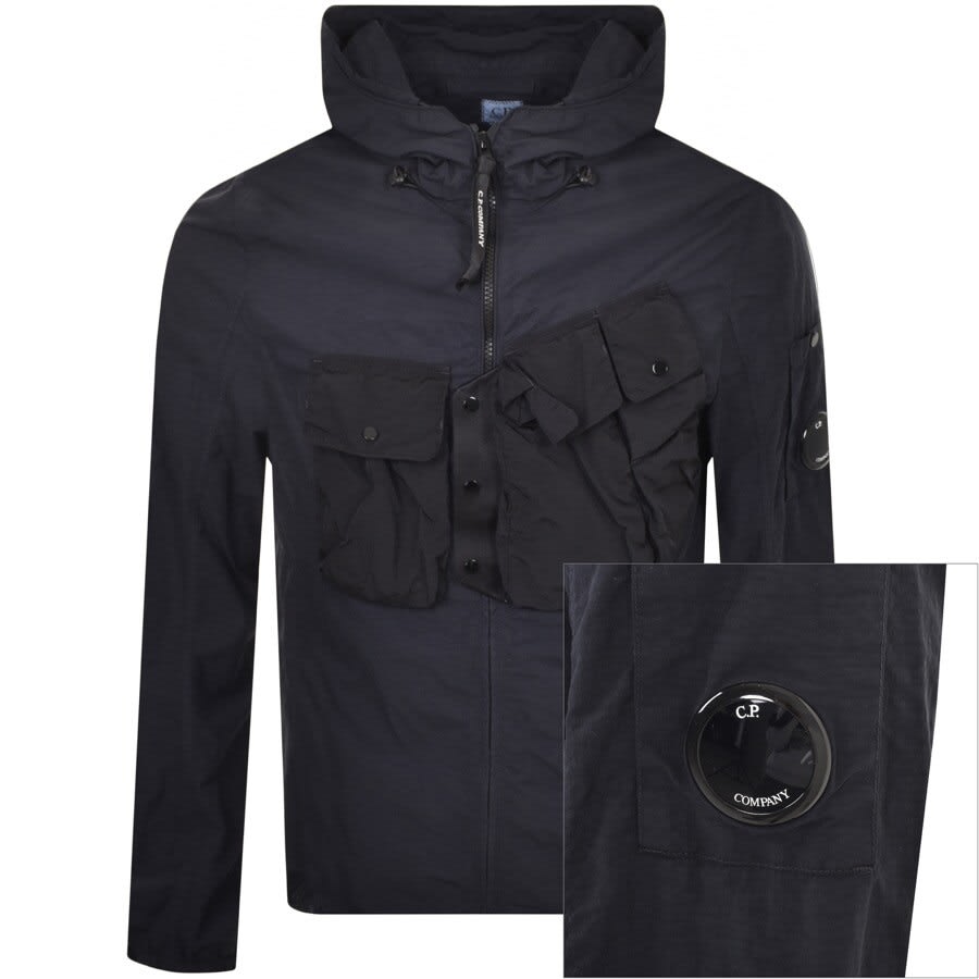 CP Company Hooded Overshirt Navy 