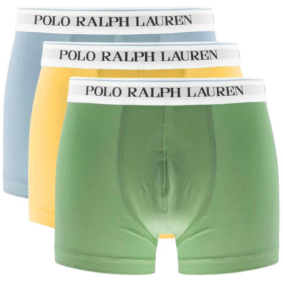 Alternative Image for ProductRalph Lauren Underwear 3 Pack Boxer Shorts Green1