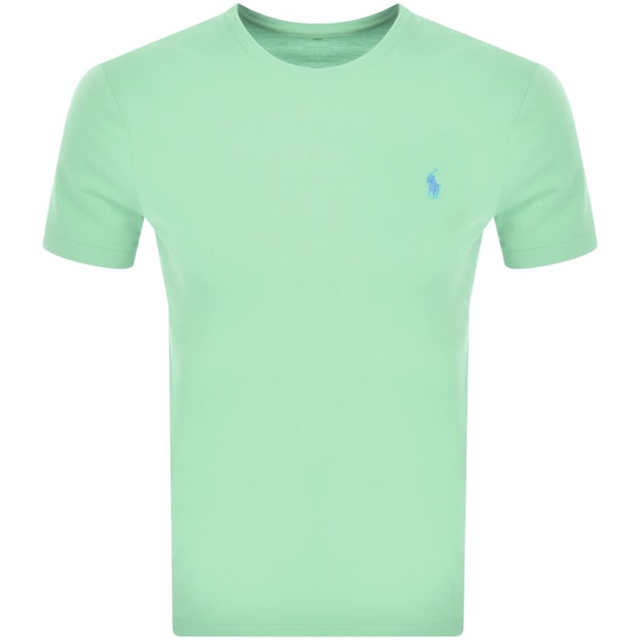 Alternative Image for ProductRalph Lauren Crew Neck Slim Fit T Shirt Green1