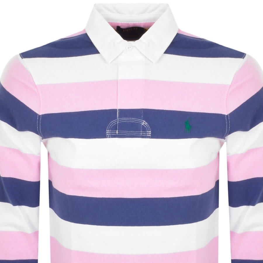 Alternative Image for ProductRalph Lauren Long Sleeve Rugby Polo T Shirt White2