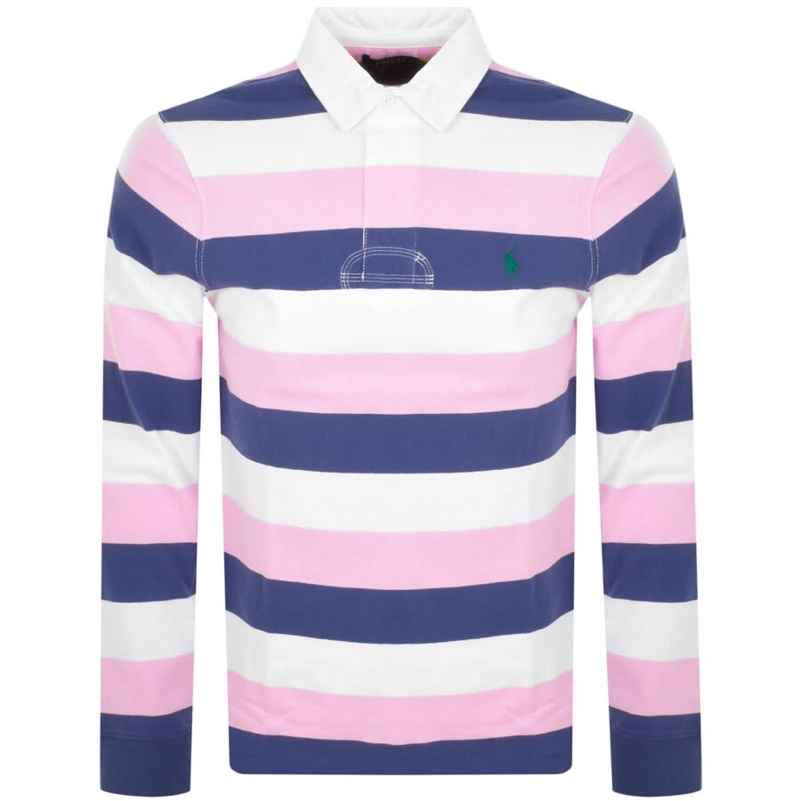 Alternative Image for ProductRalph Lauren Long Sleeve Rugby Polo T Shirt White1