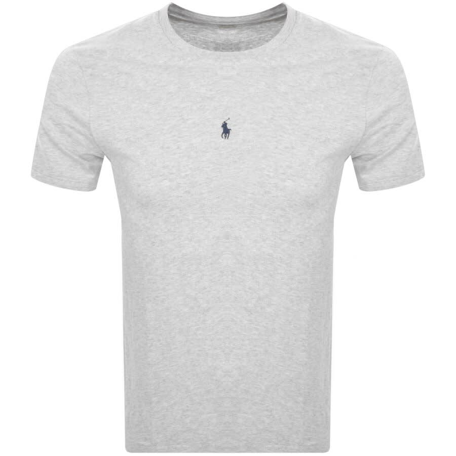Alternative Image for ProductRalph Lauren Crew Neck Logo T Shirt Grey1