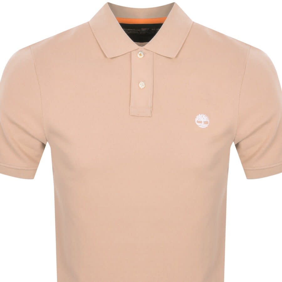 Alternative Image for ProductTimberland Logo Short Sleeved Polo T Shirt Pink2