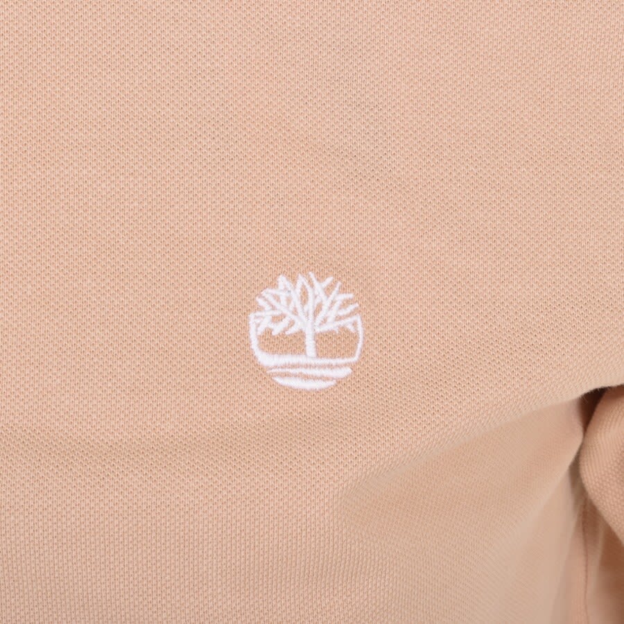 Alternative Image for ProductTimberland Logo Short Sleeved Polo T Shirt Pink3