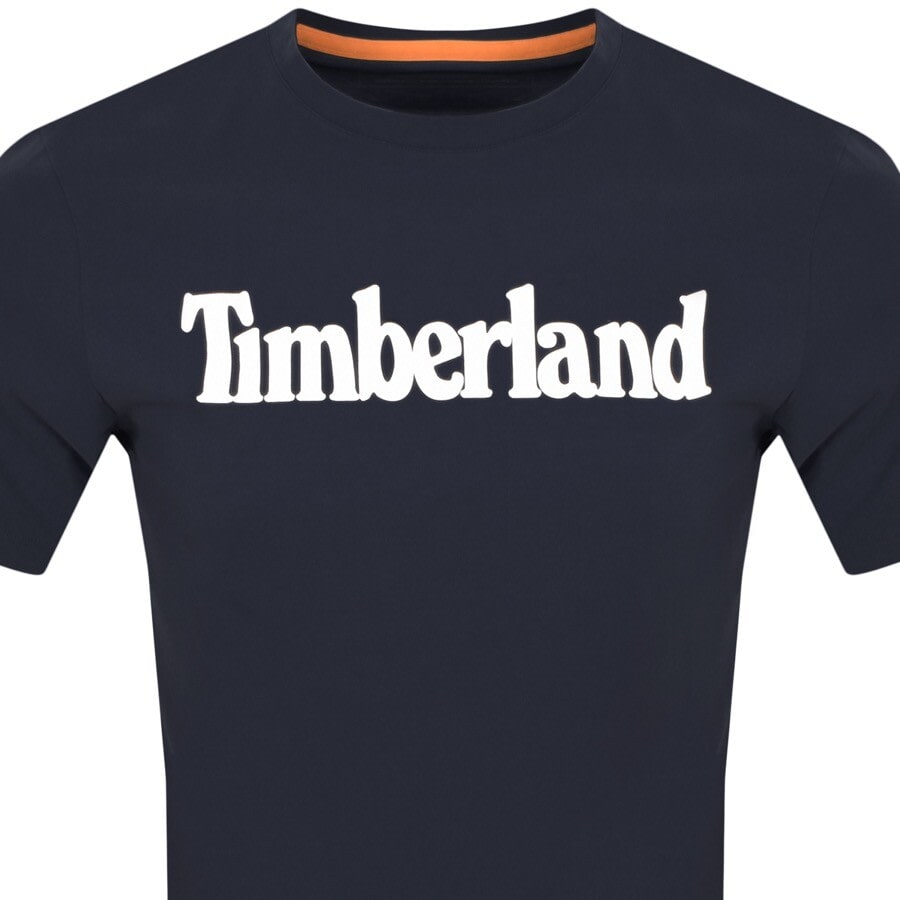 Alternative Image for ProductTimberland Logo T Shirt Navy2