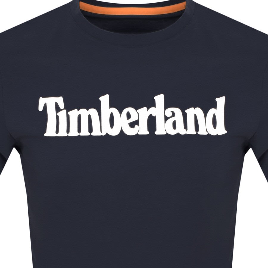 Alternative Image for ProductTimberland Logo T Shirt Navy3