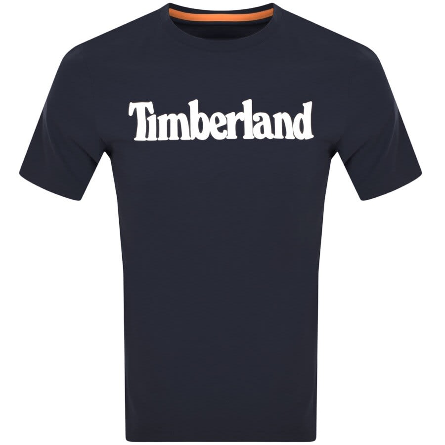 Alternative Image for ProductTimberland Logo T Shirt Navy1