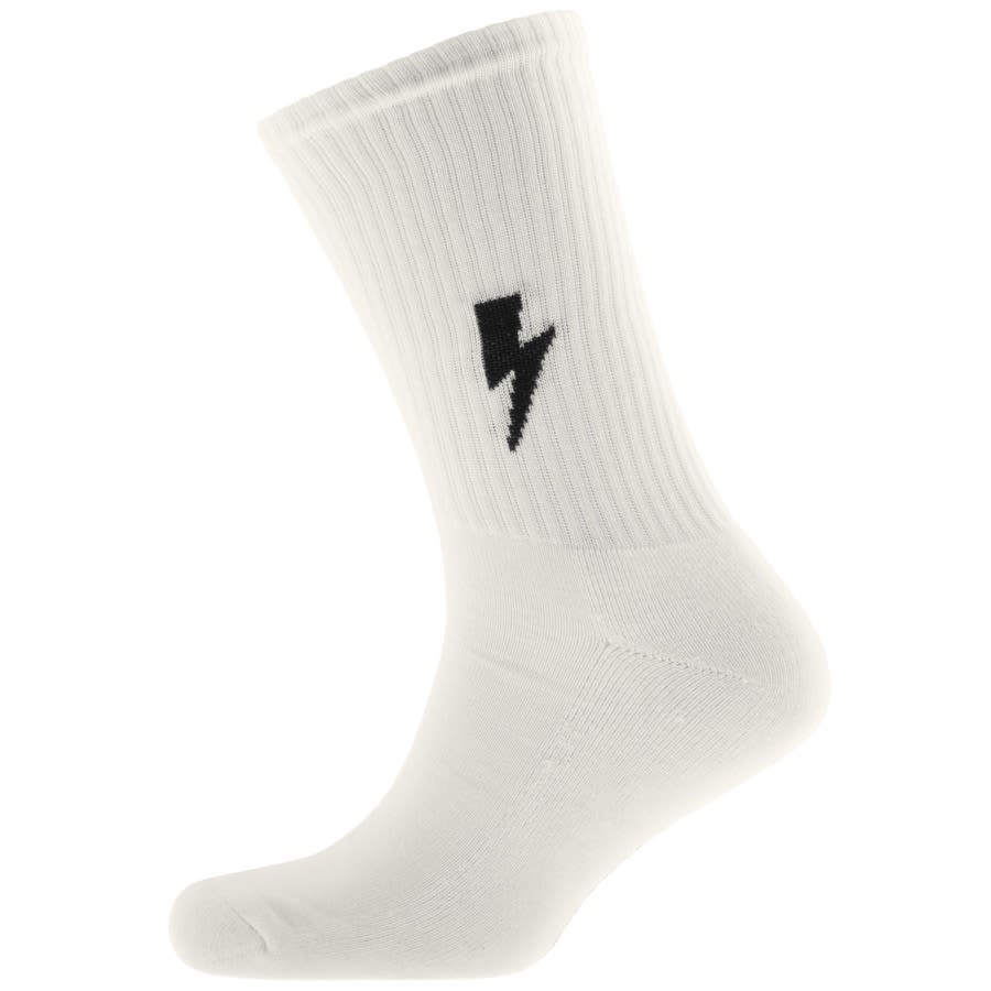 Alternative Image for ProductNeil Barrett Skate Socks White2