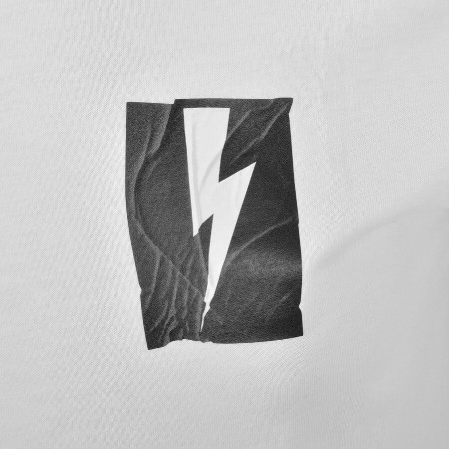 Alternative Image for ProductNeil Barrett Flag Bolt T Shirt White3
