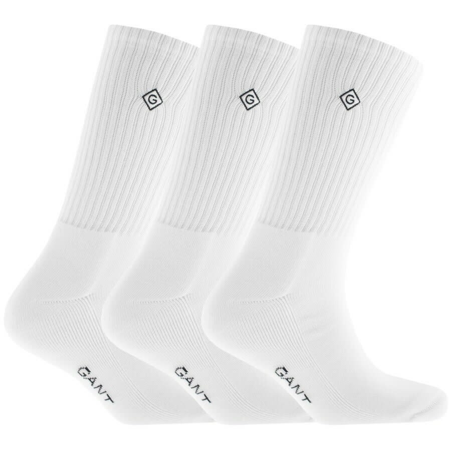 Alternative Image for ProductGant Three Pack Sports Socks White1