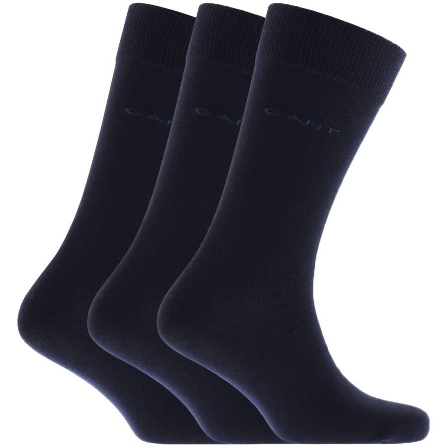 Alternative Image for ProductGant Three Pack Socks Navy1