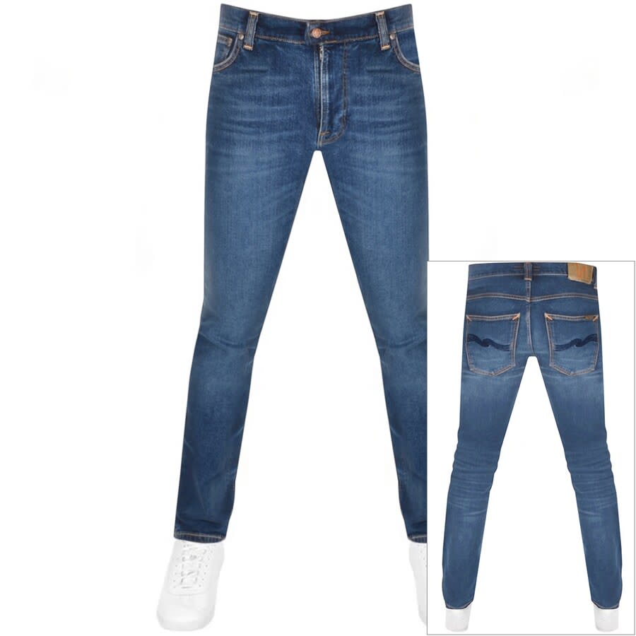 Alternative Image for ProductNudie Jeans Lean Dean Jeans Blue1