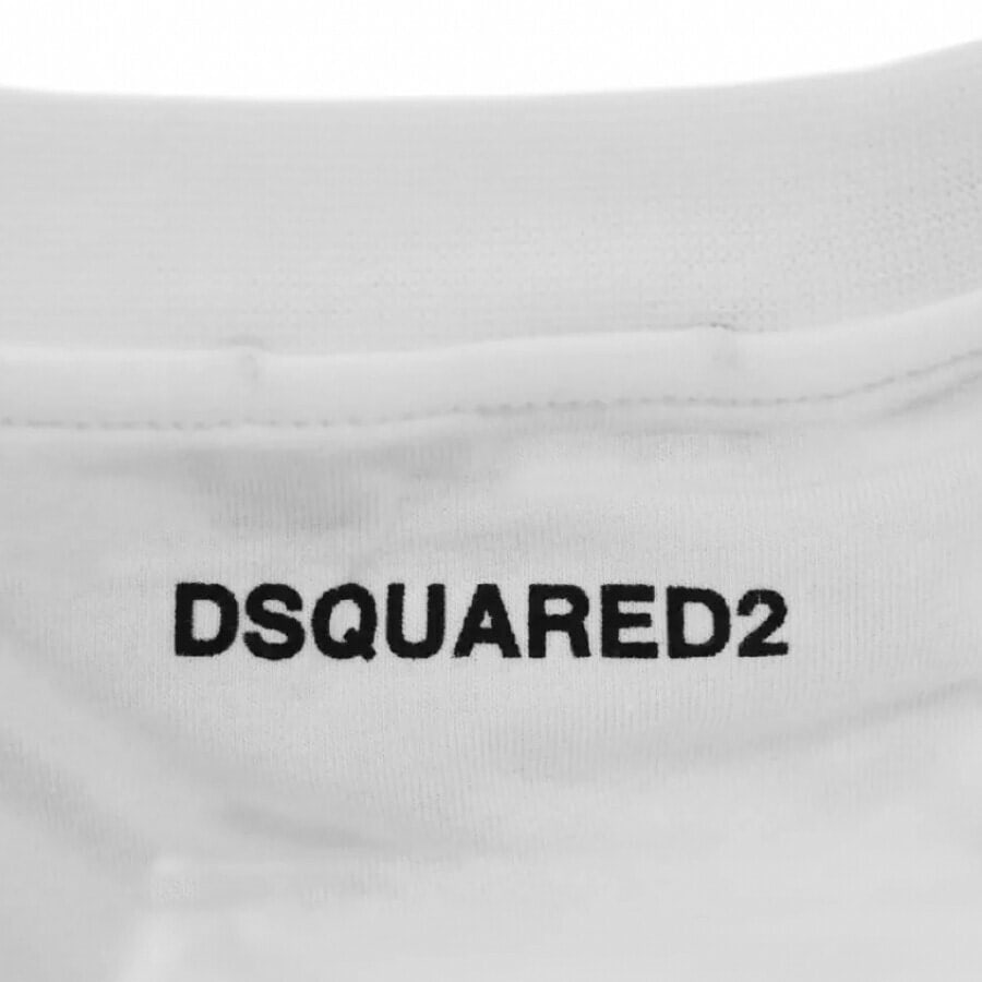 Alternative Image for ProductDSQUARED2 2 Pack T Shirts White3