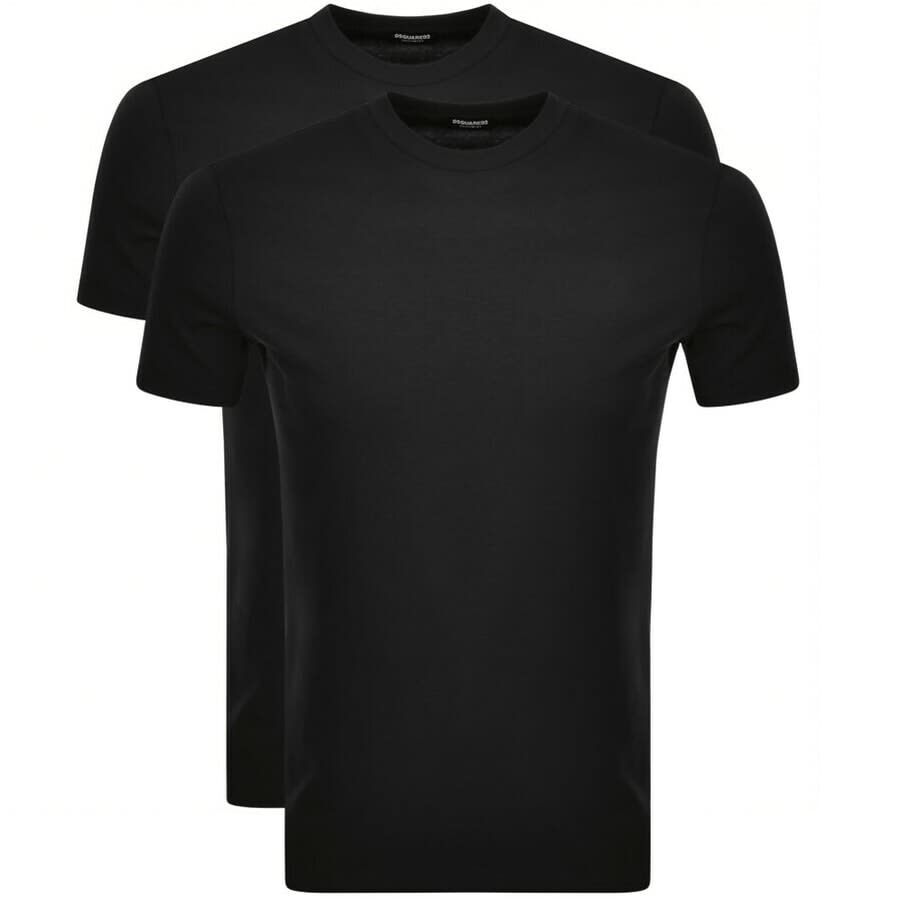 Alternative Image for ProductDSQUARED2 2 Pack T Shirts Black1