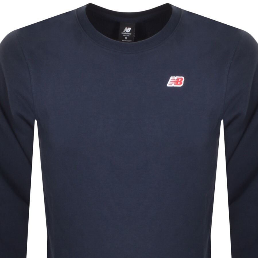 Alternative Image for ProductNew Balance Logo Pack Sweatshirt Navy2