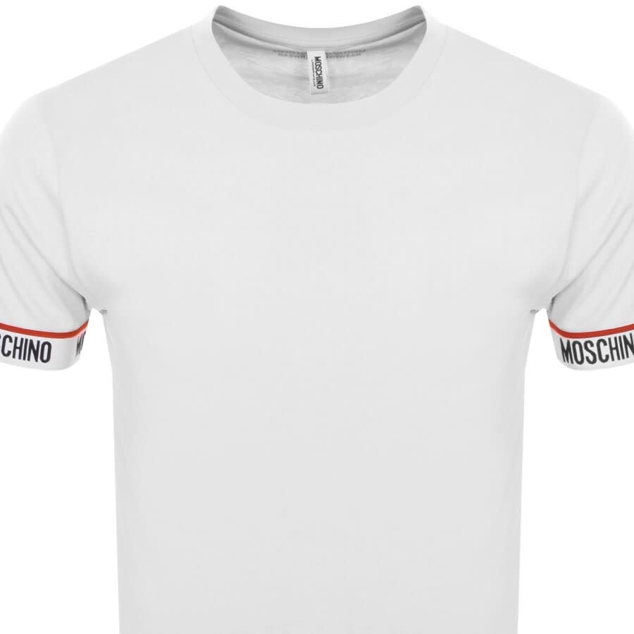 Alternative Image for ProductMoschino Short Sleeve Tape T Shirt White2