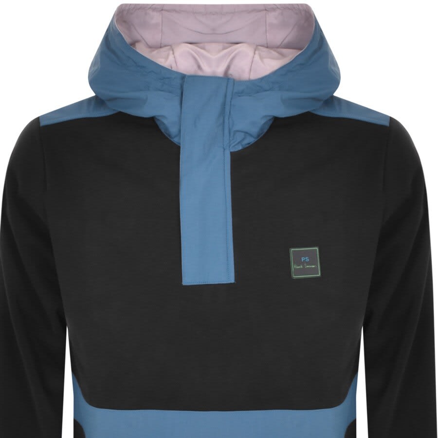 Alternative Image for ProductPS By Paul Smith Overhead Half Zip Jacket Black2