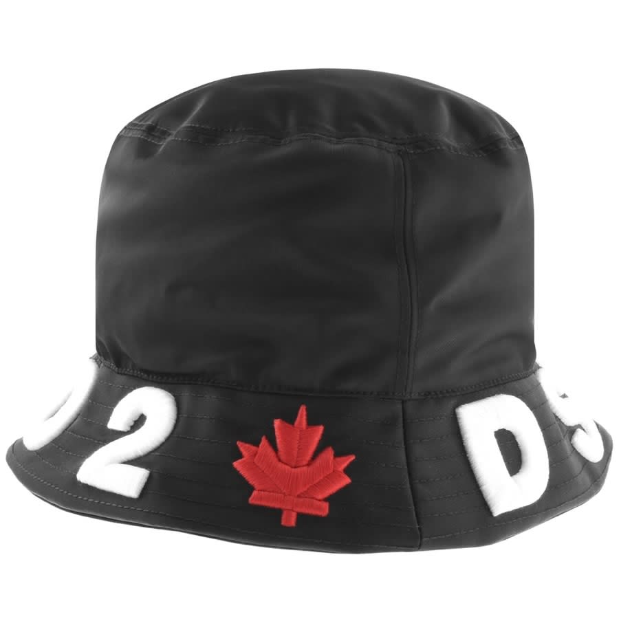 Alternative Image for ProductDSQUARED2 Logo Bucket Hat Black2