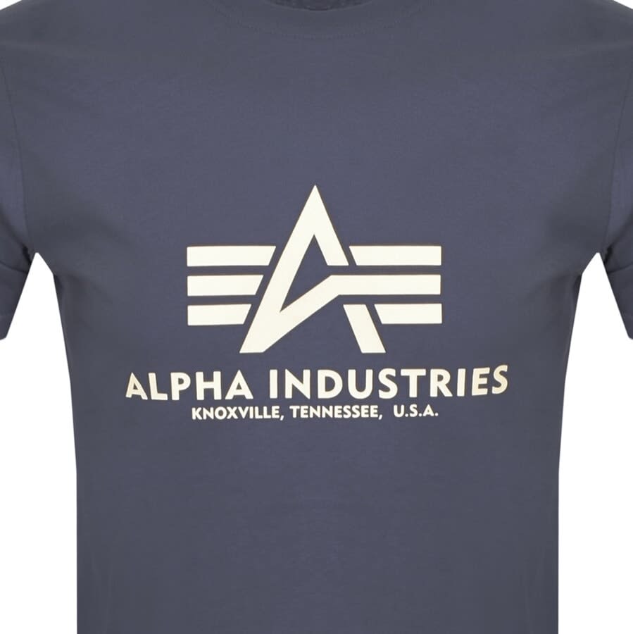 Alternative Image for ProductAlpha Industries Basic Logo T Shirt Grey3