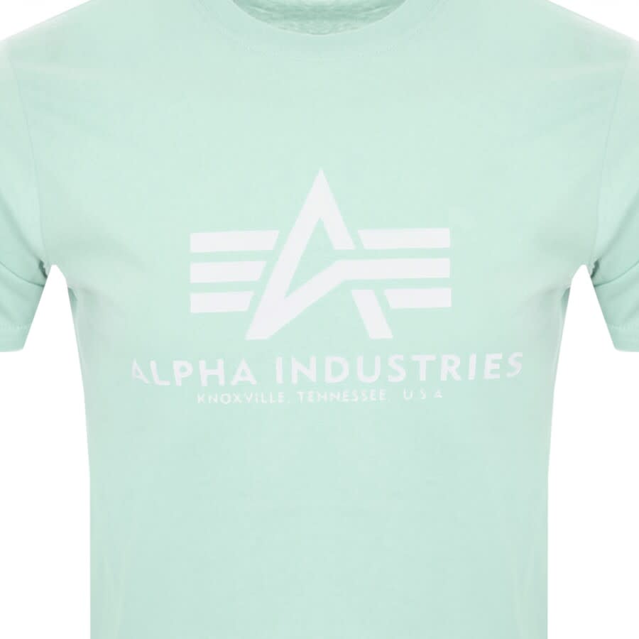 Alternative Image for ProductAlpha Industries Logo T Shirt Green3