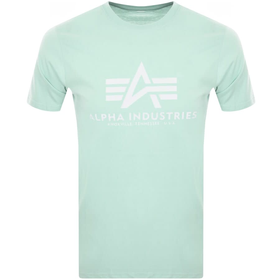 Alternative Image for ProductAlpha Industries Logo T Shirt Green1