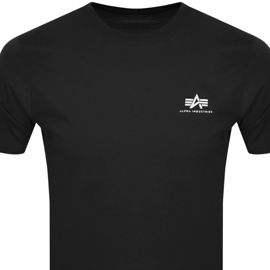 Alternative Image for ProductAlpha Industries Basic Logo T Shirt Black2