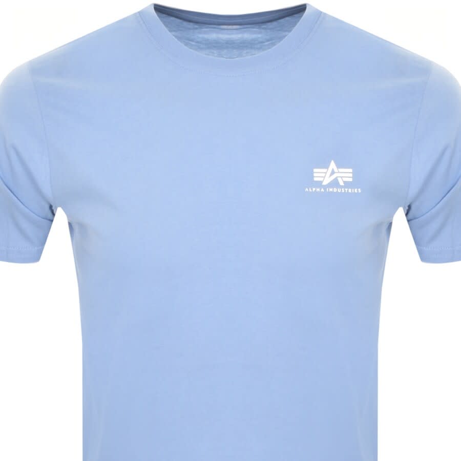 Alternative Image for ProductAlpha Industries Basic Logo T Shirt Blue2
