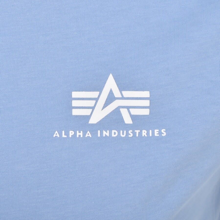 Alternative Image for ProductAlpha Industries Basic Logo T Shirt Blue3