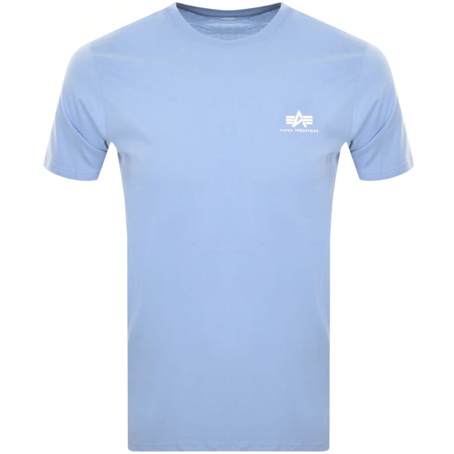 Alternative Image for ProductAlpha Industries Basic Logo T Shirt Blue1