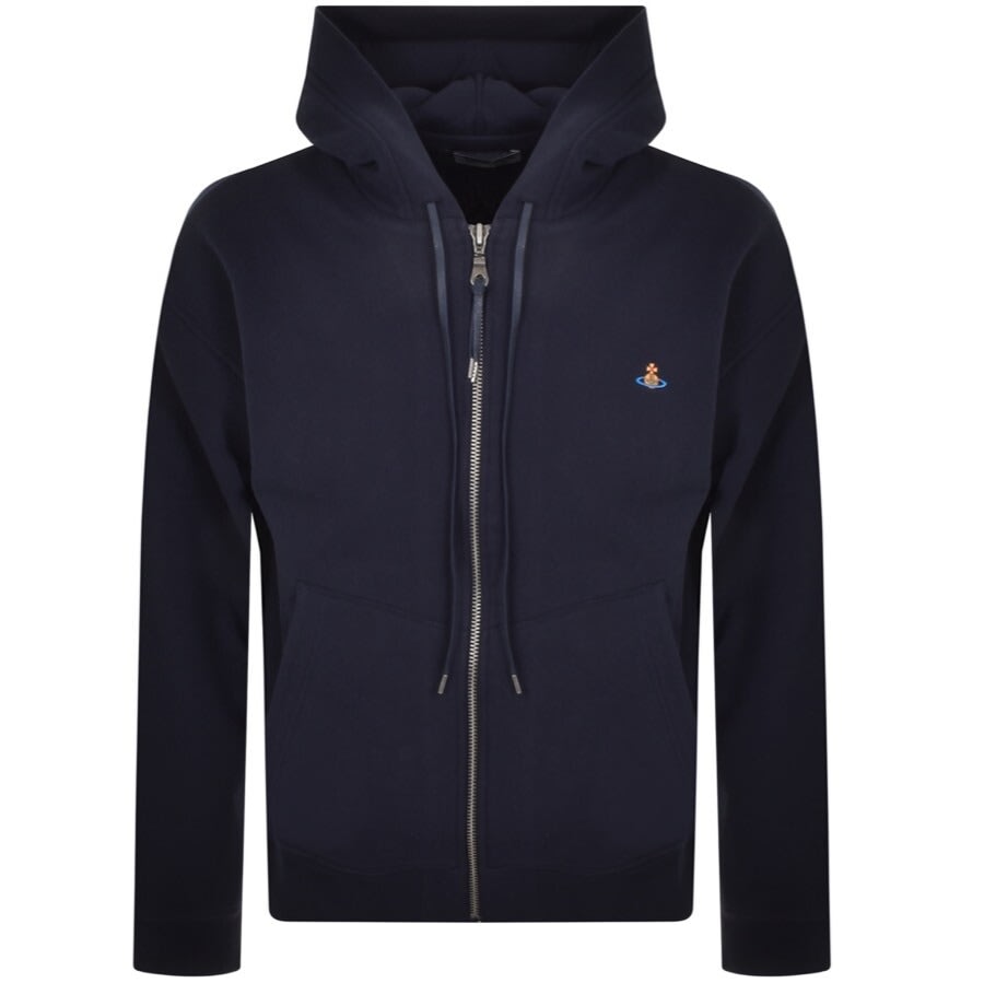 Alternative Image for ProductVivienne Westwood Rugged Zip Hoodie Navy1