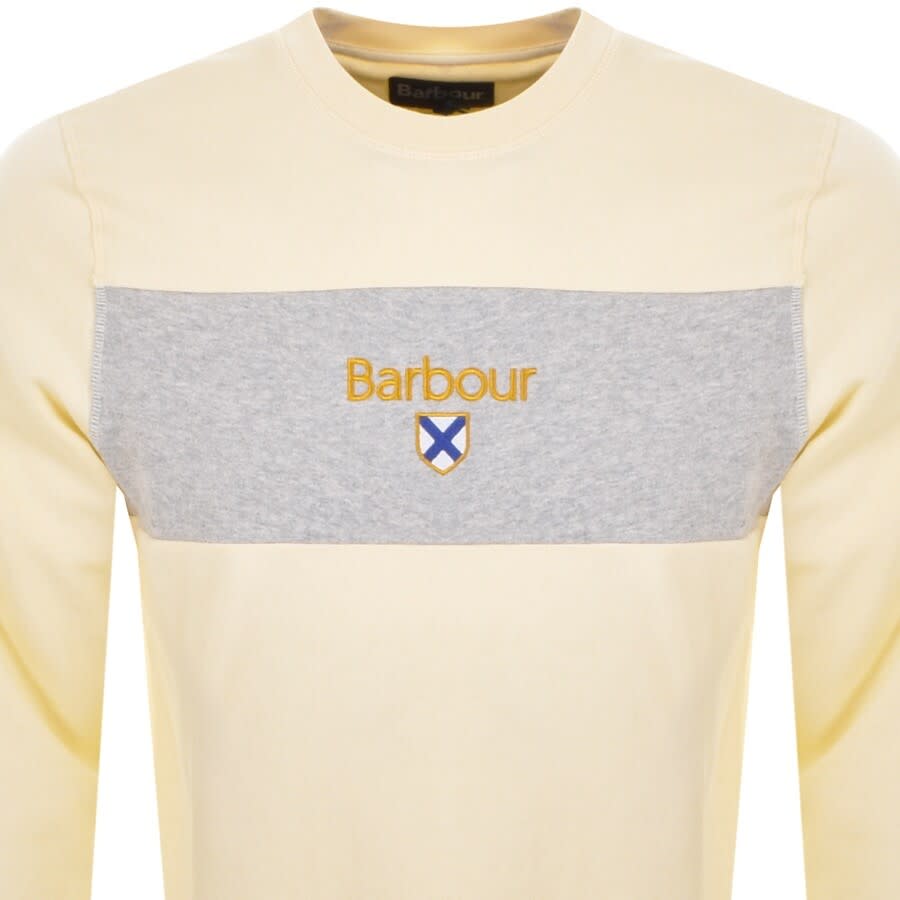Alternative Image for ProductBarbour Panel Sweatshirt Cream2