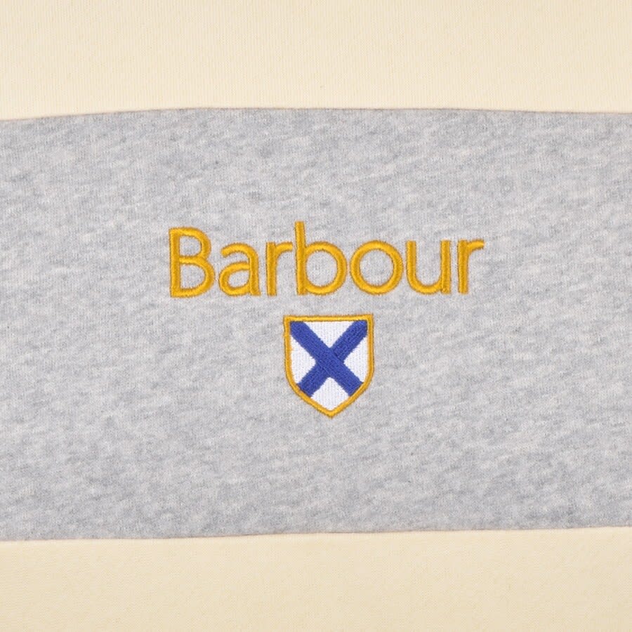Alternative Image for ProductBarbour Panel Sweatshirt Cream3