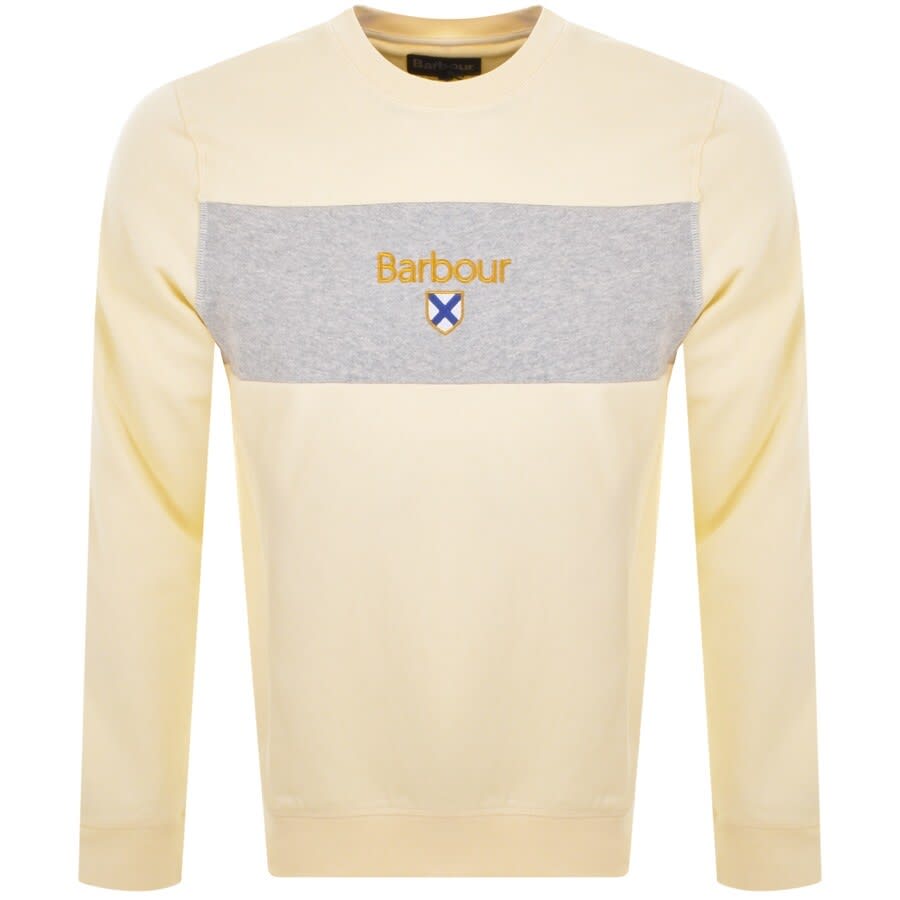Alternative Image for ProductBarbour Panel Sweatshirt Cream1