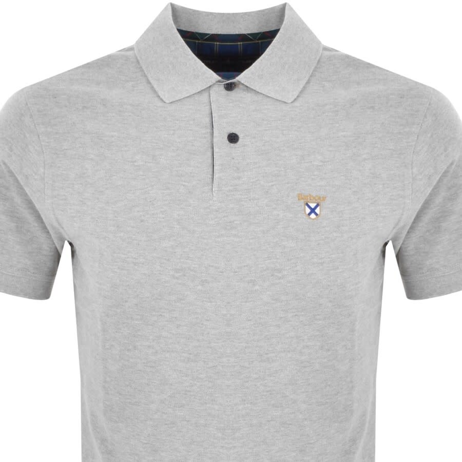 Alternative Image for ProductBarbour Society Polo T Shirt Grey2