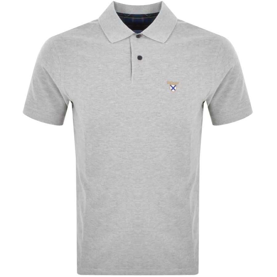 Alternative Image for ProductBarbour Society Polo T Shirt Grey1