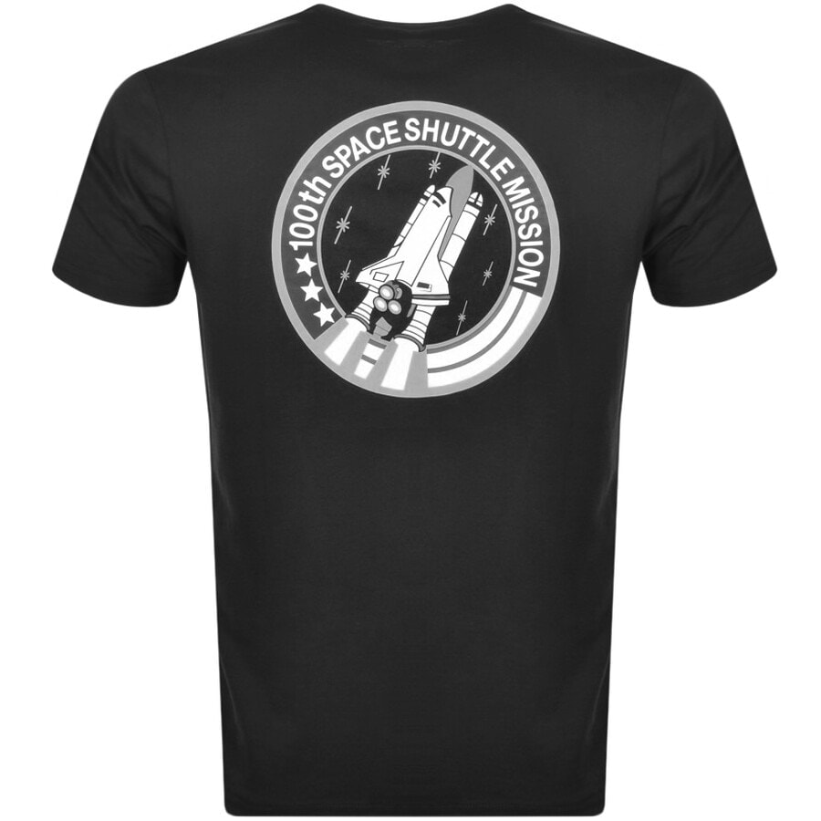 Alternative Image for ProductAlpha Industries Space Shuttle Logo T Shirt Black2