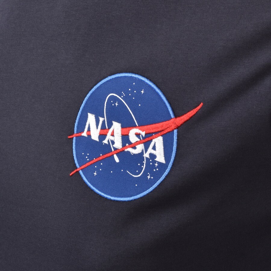 Alternative Image for ProductAlpha Industries Space Shuttle Logo T Shirt Navy3