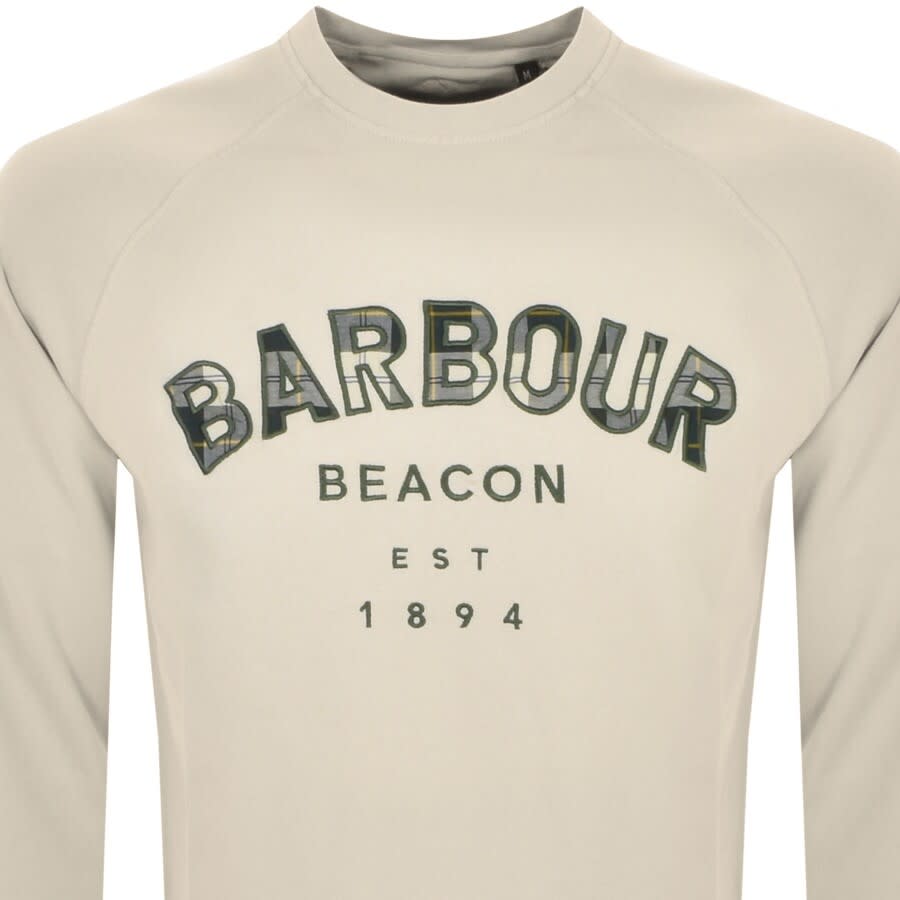 Alternative Image for ProductBarbour Beacon Crew Neck Sweatshirt Beige2