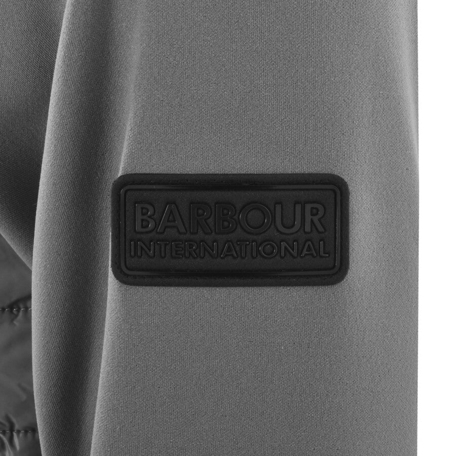Alternative Image for ProductBarbour International Metric Hoodie Grey3