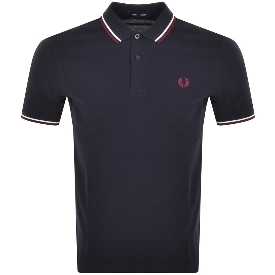 Alternative Image for ProductFred Perry Twin Tipped Polo T Shirt Navy1