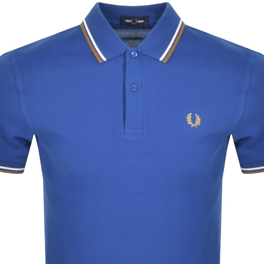Alternative Image for ProductFred Perry Twin Tipped Polo T Shirt Blue2