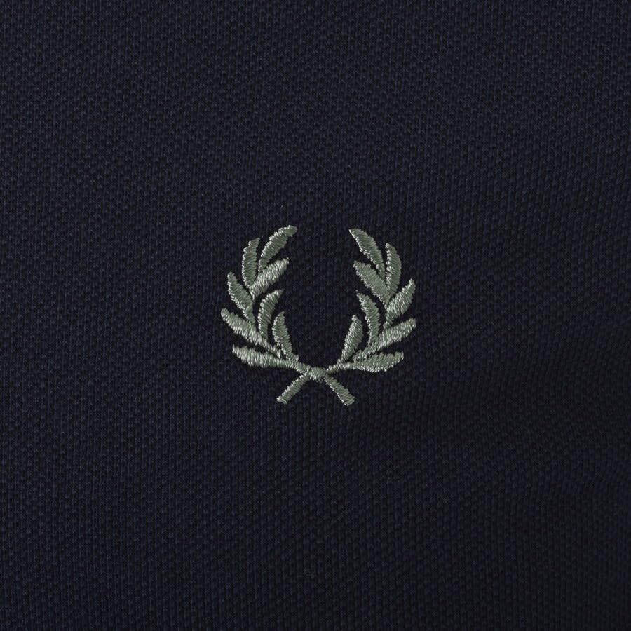 Alternative Image for ProductFred Perry Stripe Polo Shirt Navy3