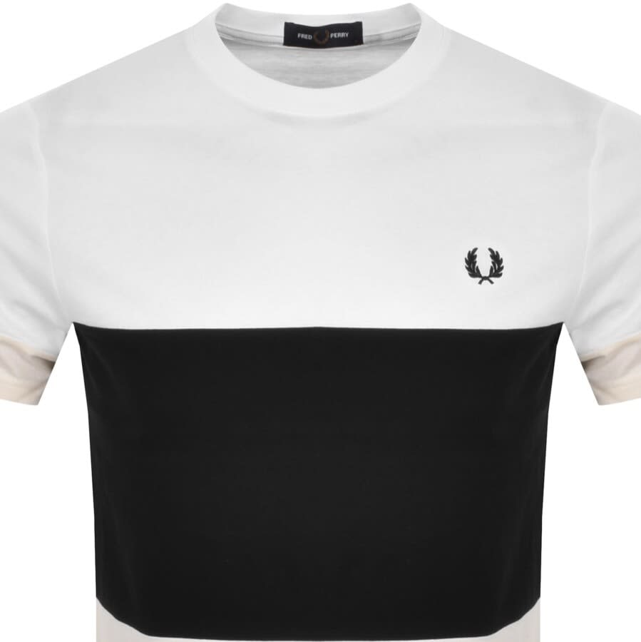 Alternative Image for ProductFred Perry Colour Block T Shirt White2