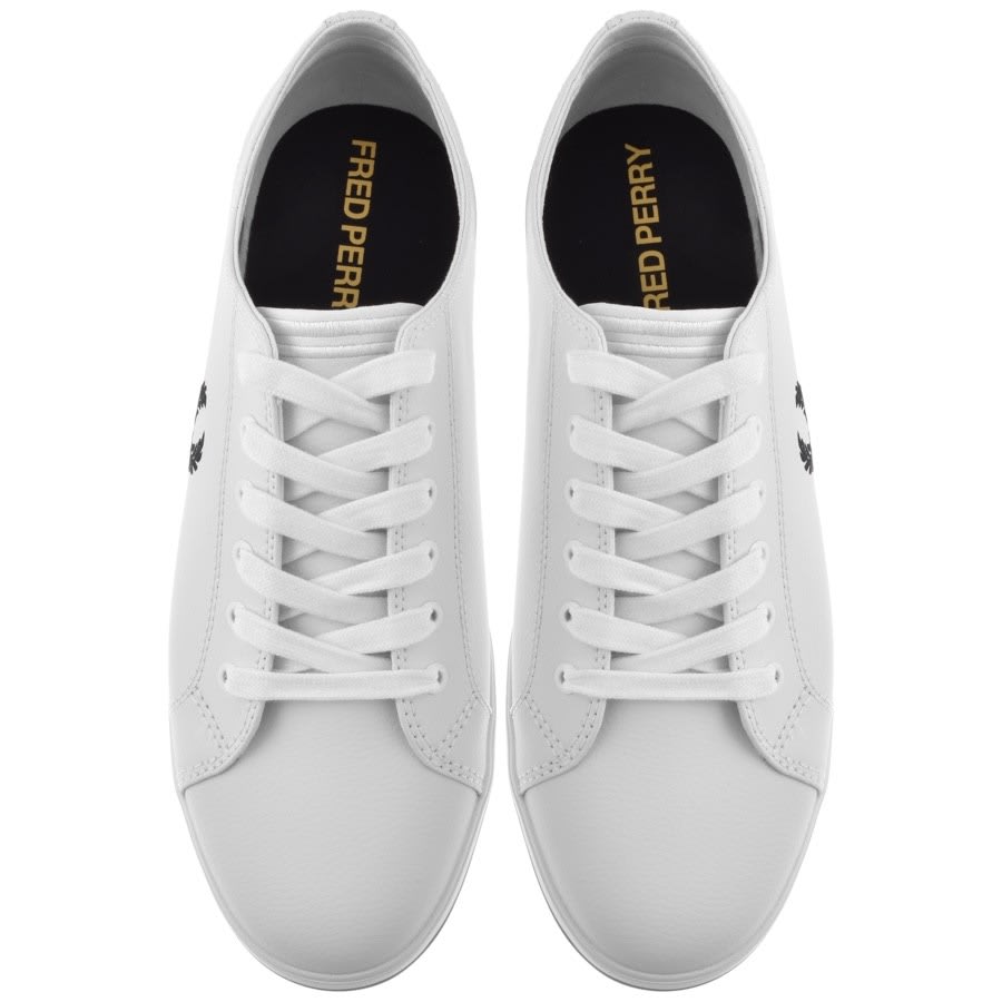 Alternative Image for ProductFred Perry Kingston Leather Trainers White3