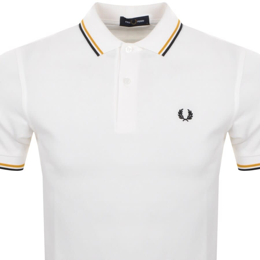 Alternative Image for ProductFred Perry Twin Tipped Polo T Shirt White2