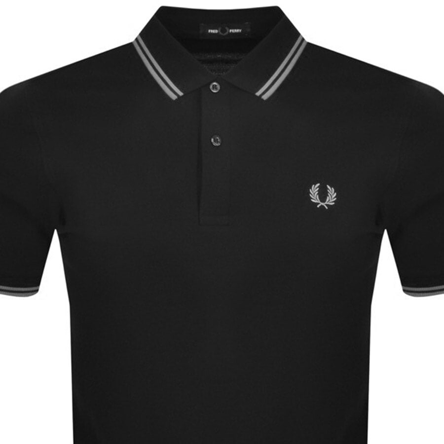Alternative Image for ProductFred Perry Twin Tipped Polo T Shirt Black2