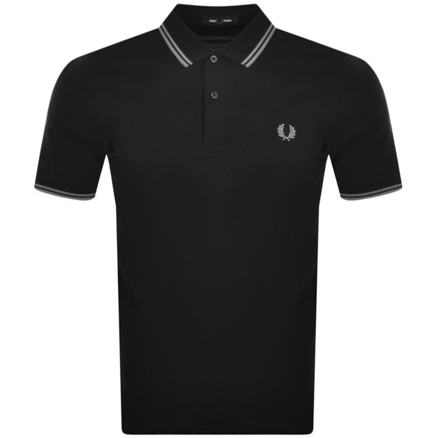 Alternative Image for ProductFred Perry Twin Tipped Polo T Shirt Black1