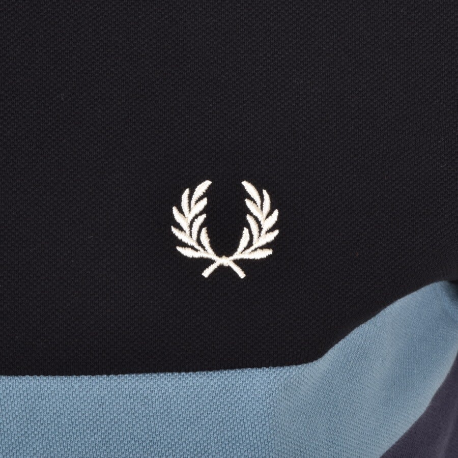 Alternative Image for ProductFred Perry Panelled Stripe T Shirt Black3