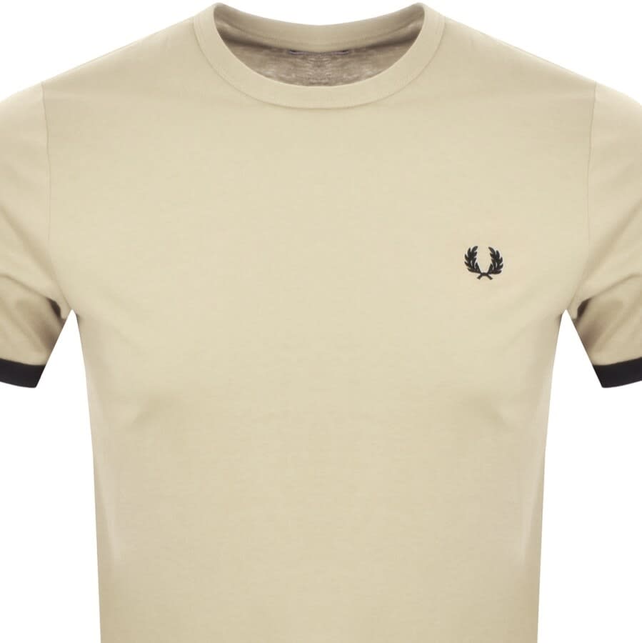 Alternative Image for ProductFred Perry Ringer T Shirt Green2